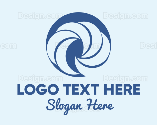 Abstract Cool Whirlwind Logo