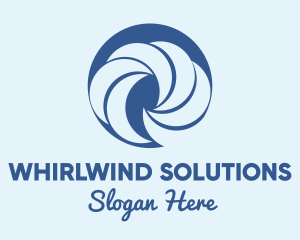 Abstract Cool Whirlwind  logo design