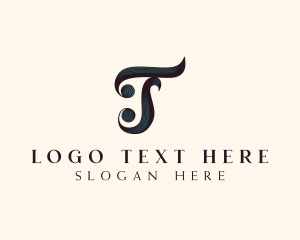 Elegant Fashion Letter T  logo