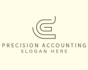 Accounting Financial Firm Letter C logo