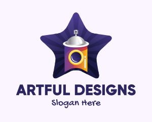 Graffiti Art Star logo design