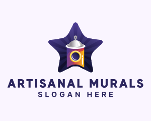 Star Spray Paint logo design