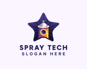 Star Spray Paint logo design