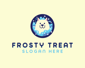 Dog Bath Grooming logo design