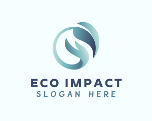 Environment Leaf Hand logo