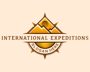 Adventure Travel Compass logo design