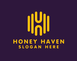 Honey Tech Letter H logo design