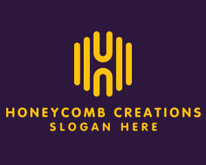 Honey Tech Letter H logo design