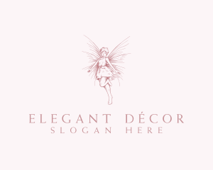 Elegant Magical Fairy Logo