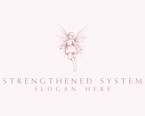 Elegant Magical Fairy Logo