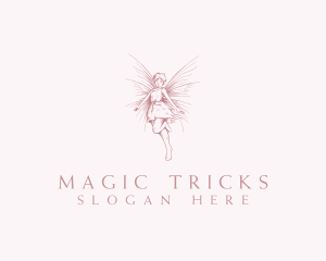 Elegant Magical Fairy logo design