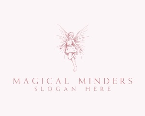 Elegant Magical Fairy logo design