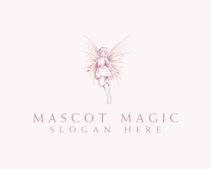 Elegant Magical Fairy logo design