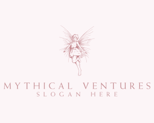 Elegant Magical Fairy logo design