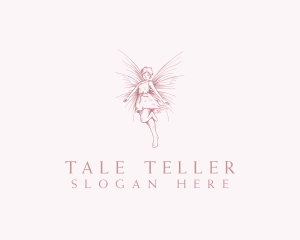 Elegant Magical Fairy logo design