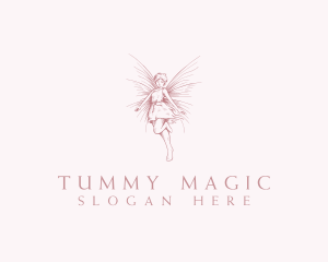 Elegant Magical Fairy logo design