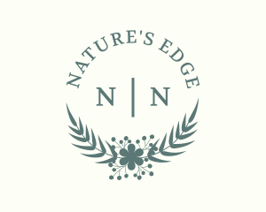 Flower Wreath Nature logo design