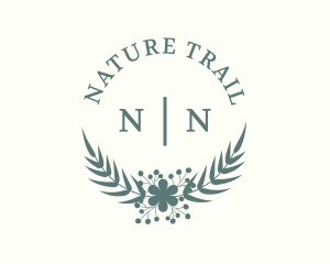 Flower Wreath Nature logo design