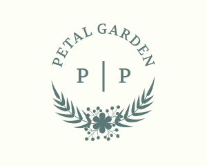 Flower Wreath Nature logo design