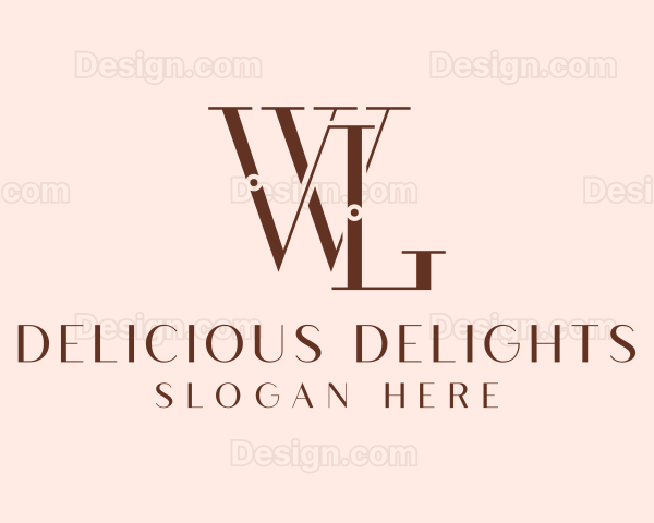 Elegant Business Letter WL Logo