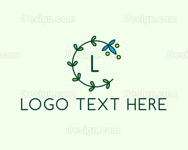 Ornamental Flower Event Decoration Logo