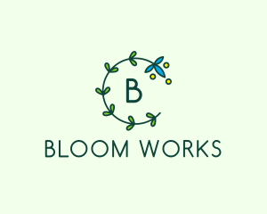 Ornamental Flower Event Decoration  logo design