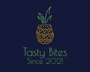 Tropical Pineapple Fruit  logo
