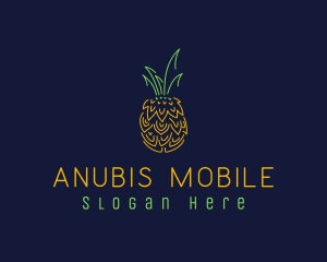 Sweet Pineapple Fruit  logo design