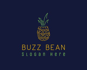 Sweet Pineapple Fruit  logo design