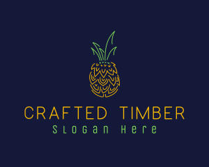 Sweet Pineapple Fruit  logo design