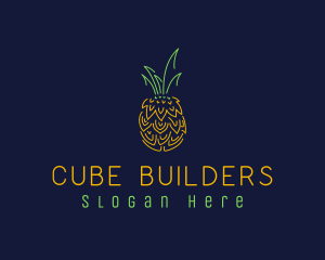 Sweet Pineapple Fruit  logo design