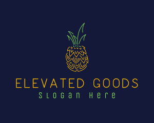 Sweet Pineapple Fruit  logo design