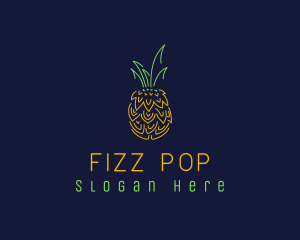 Sweet Pineapple Fruit  logo design