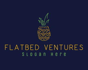 Sweet Pineapple Fruit  logo design