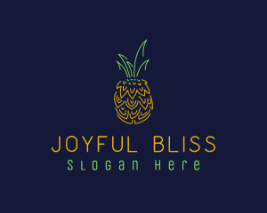 Sweet Pineapple Fruit  logo design