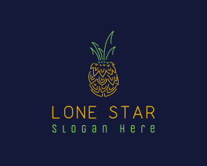 Sweet Pineapple Fruit  logo design