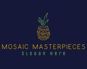 Sweet Pineapple Fruit  logo design