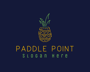 Sweet Pineapple Fruit  logo design