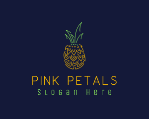 Sweet Pineapple Fruit  logo design