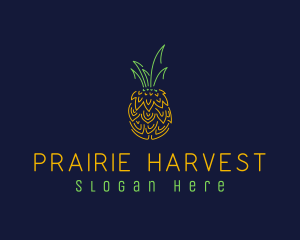 Sweet Pineapple Fruit  logo design