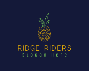 Sweet Pineapple Fruit  logo design