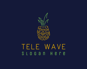 Sweet Pineapple Fruit  logo design