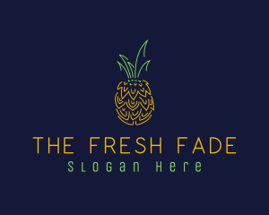 Sweet Pineapple Fruit  logo design