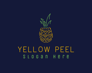 Sweet Pineapple Fruit  logo design