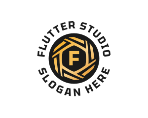 Camera Shutter Studio Photography logo design