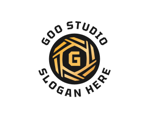 Camera Shutter Studio Photography logo design