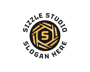 Camera Shutter Studio Photography logo design