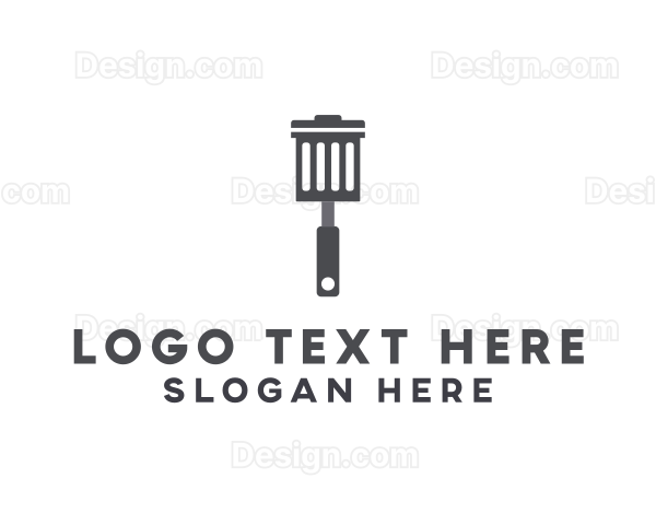 Spatula Trash Bin Logo