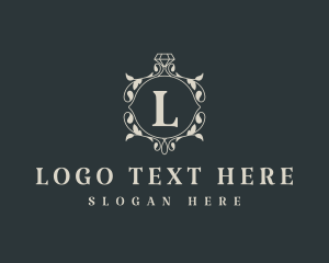 Floral Wreath Wedding Planner logo