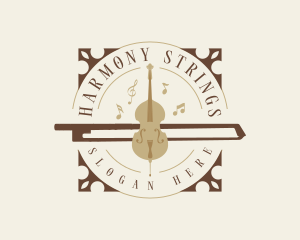 Musical Violin Bow logo